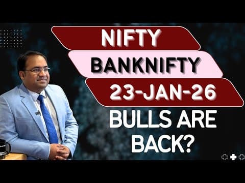 Nifty Prediction And Bank Nifty Analysis For Friday | 23 January 25 | Bank Nifty Tomorrow