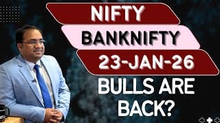 Nifty Prediction And Bank Nifty Analysis For Friday | 23 January 25 | Bank Nifty Tomorrow