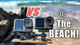 Dji Osmo Action 5 Pro Vs Gopro Hero 13 Black - Side By Side Comparisons At The Beach!