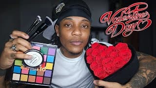 Black Guy Does Your Makeup For Valentines Day Asmr  ❤️ | Super Chill