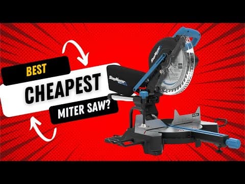 Is This Inexpensive Saw Worth It? Delta Shop Master Miter Saw Unboxing And Initial Thoughts