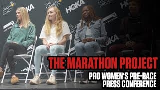 The Marathon Project Pro Women’s Pre-race Press Conference | Full Interview