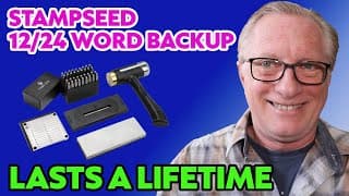 The New Stamp Seed Kit Unboxing 🔐 12 Or 24 Word Titanium Crypto Wallet Backup