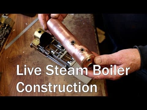 Boiler Making For 16mm Charles Live Steam Locomotive