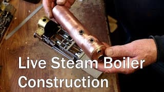 Boiler Making For 16mm Charles Live Steam Locomotive