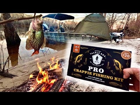 2 Days Eating Only What I Catch With A Mystery Tackle Box!