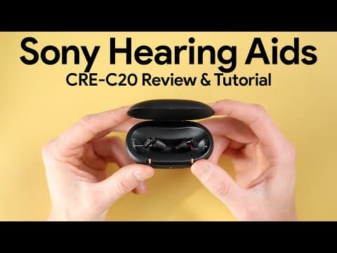 Sony Hearing Aids Review & Tutorial (cre-c20) Best Invisible Otc Hearing Aid 2026