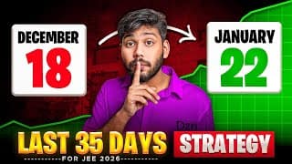 Secure Your Nit Seat In 35 Days !! Jee Mains 2026 Final Roadmap 🔥 Iit Motivation | Jee 2026 #jee