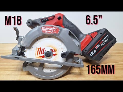 Milwaukee's Best Circular Saw? New 165mm (6.5") Takes On Makita.