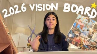 MAKE YOUR 2026 VISION BOARD WITH ME *live* 💌⭐️