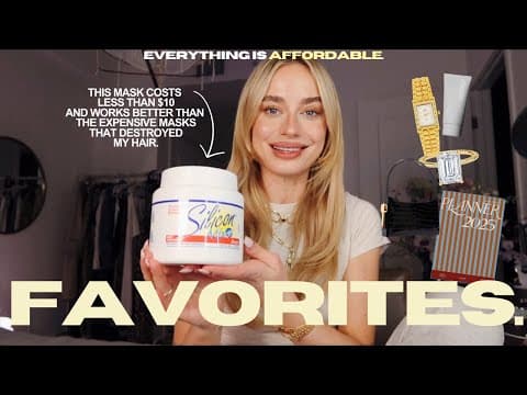 Affordable & Life-changing Winter Favorites ᯓ★ Hair Masks, Fake Diamonds & How I Organize My Life