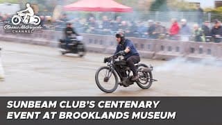 Sunbeam Motor Cycle Club's Centenary Event At Brooklands Museum