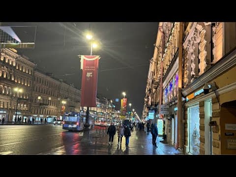 Nevsky Prospekt Live, St. Petersburg Russia