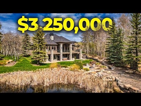 Inside A $3,250,000 Luxury Bearspaw Acreage Oasis With Amazing Extras!