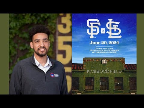 I was "The Voice" of the MLB at Rickwood Field Game!