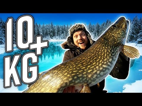 Drömfiske: Gigantisk Gädda På Ismetepremiären