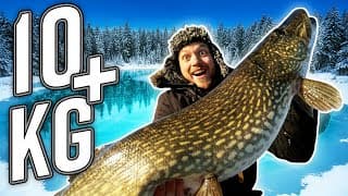 Drömfiske: Gigantisk Gädda På Ismetepremiären