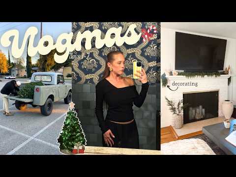 Vlogmas Week 1 🎄 Christmas Decor, Holiday Parties & Why I’m Not Posting Daily!