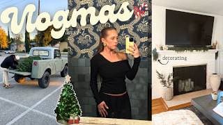 Vlogmas Week 1 🎄 Christmas Decor, Holiday Parties & Why I’m Not Posting Daily!