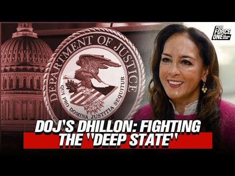 Battling The Deep State In Dc: Top Doj Lawyer Speaks Out