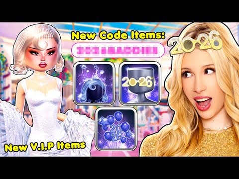 DRESS TO IMPRESS BIGGEST NEW YEARS UPDATE... *NEW CODE, NEW SET, AND LIMITED ITEMS*
