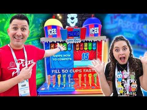 Brand New Never Seen Arcade Games At Iaapa Expo 2024! Icee, Star Wars, Popeye!