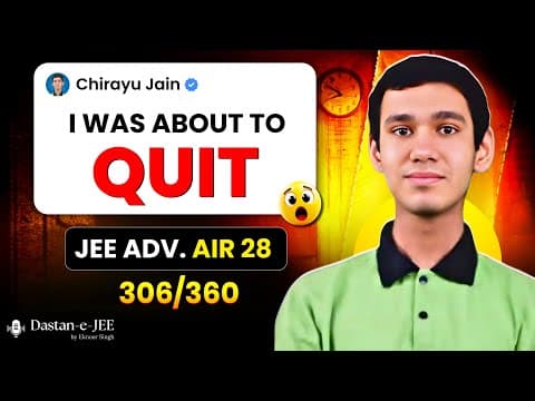 Iit Jee Tips From Air 28 (2025) 🔥 | Demotivated?