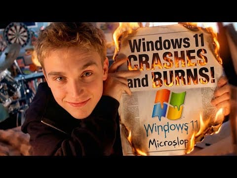 Windows 11 Crashes And Burns! Even Dell Is Ditching Ai Microslop! | Clownfish Tv