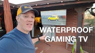 Waterproof Sylvox 4k Outdoor Gaming Tv - Full Install