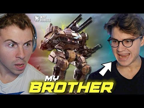 My Brother Plays War Robots For The First Time... (disaster)