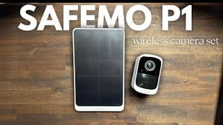 Safemo P1 Wireless Cam Set: All-in-one Solar Security Solution