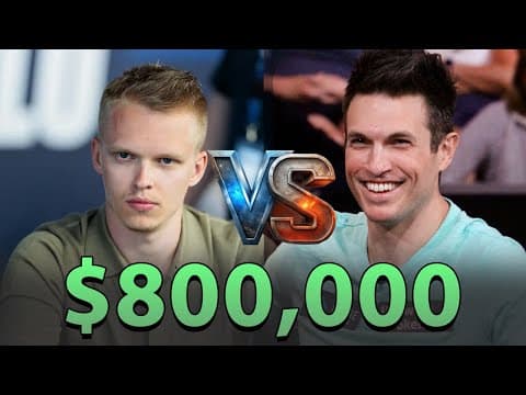 $800,000 Heads Up Match Vs. Monarch | Clubwptgold Code Doug