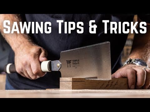 How To Use The Japanese Ryoba Saw // In Depth