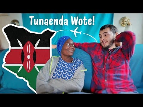 Surprise! -the Whole Family Is Going To Kenya! 🇰🇪✈️