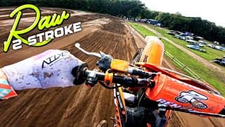 Raw 2-stroke Screaming In The Deep Sand!