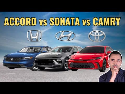 2026 Toyota Camry Vs Honda Accord Vs Hyundai Sonata || Which Is Best?