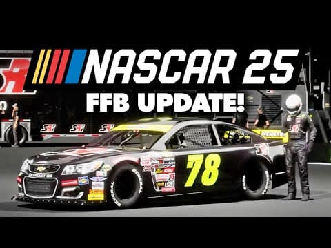 Nascar 25 Force Feedback Update! | Full Race At The Rock With T598 Wheel