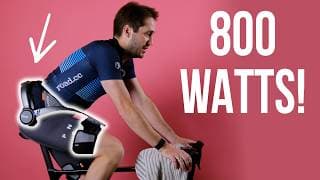 I added 800 watts to Zwift