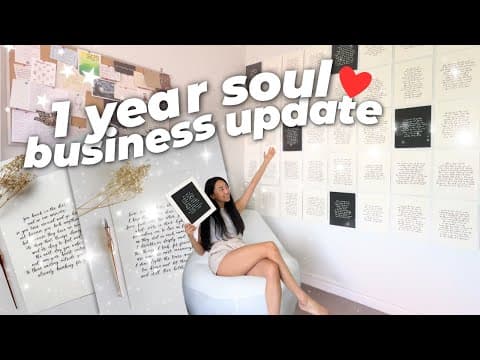 How to build your SOUL BUSINESS in 2 hours/day 🌱 1 year update (results & learnings)