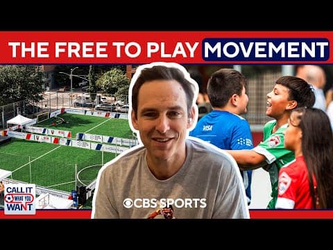 Free To Play Soccer For All! | Lawrence Cann On Street Soccer Usa | Call It What You Want
