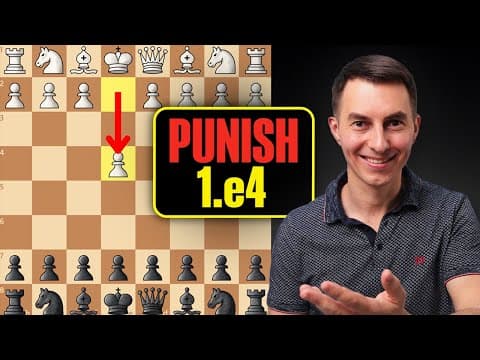 The Most Underrated Chess Opening Against 1.e4 For Black