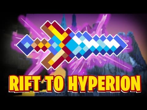 Rift Only From Nothing To A Hyperion!! -- Hypixel Skyblock