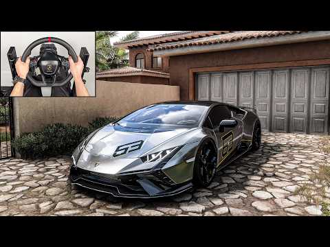 Lamborghini Huracan Tecnica | Forza Horizon 5 | Steering Wheel Gameplay