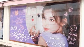 Sana Official 2025 Birthday Cafe "sana Archive" In Seoul Full Tour