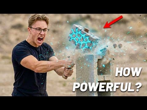 I Built A $30,000 Meteorite Hammer