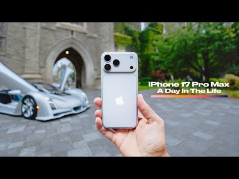 Iphone 17 Pro Max - A Real Day In The Life + Camera & Battery Test!