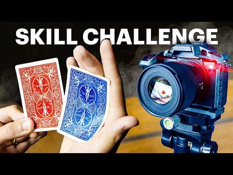 Magician Vs Slow-mo Camera (skill Challenge)