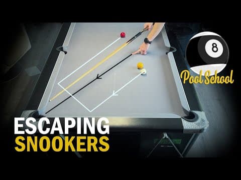 Escaping Snookers In Pool Using The Parallel Shift System | Pool School