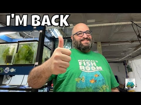 New Fish Room Tour!