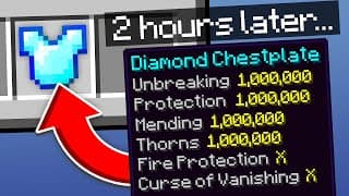 Minecraft, But You Enchant Every Second..